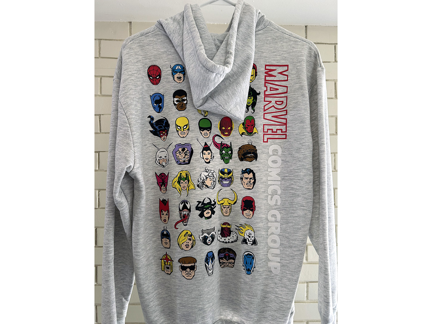 Marvel Boys Logo and Character Sweatshirt Spider-Man Size M
