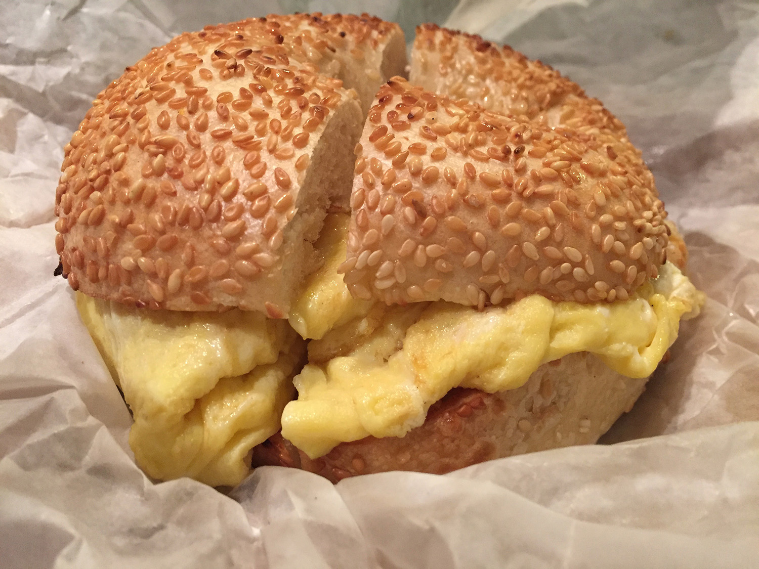 Bagel with 2 Jumbo Eggs