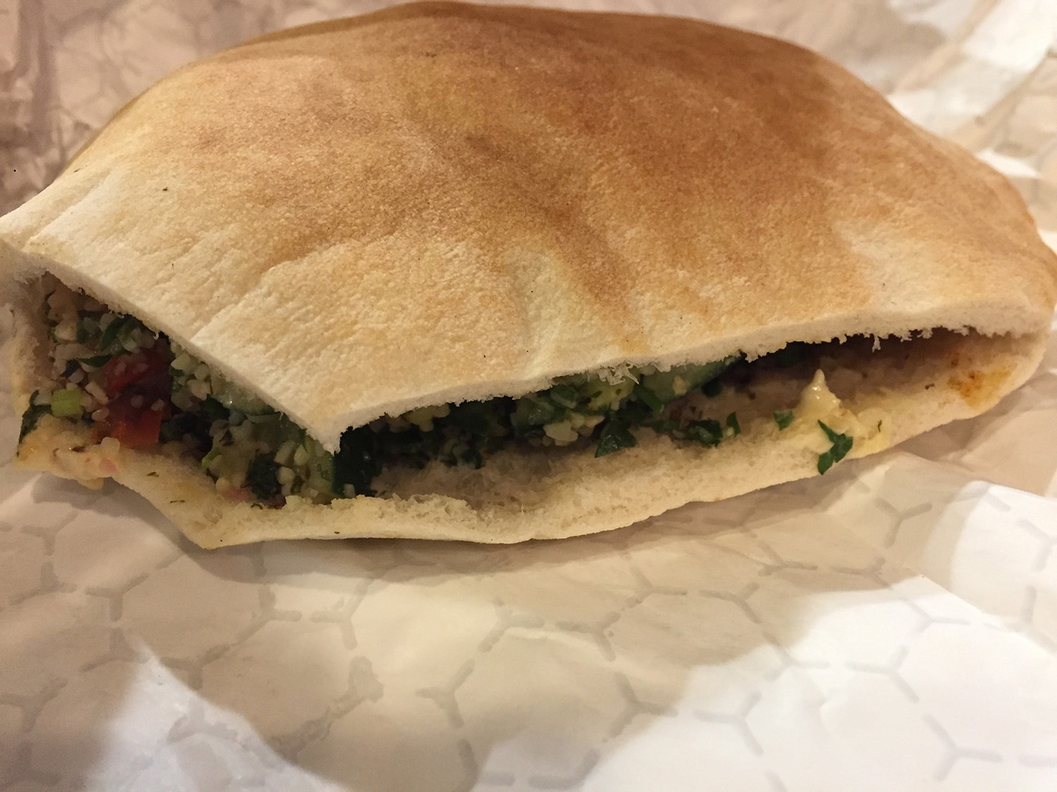 Chicken Kabob Sandwich - Pita Bread