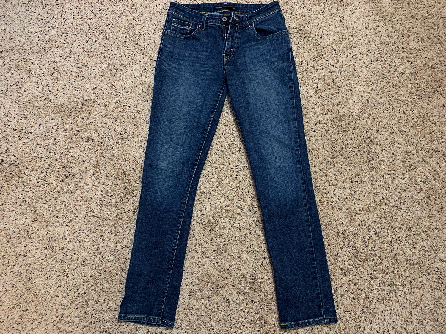 Levis Womens Mid Rise Skinny Jeans Size 8M
