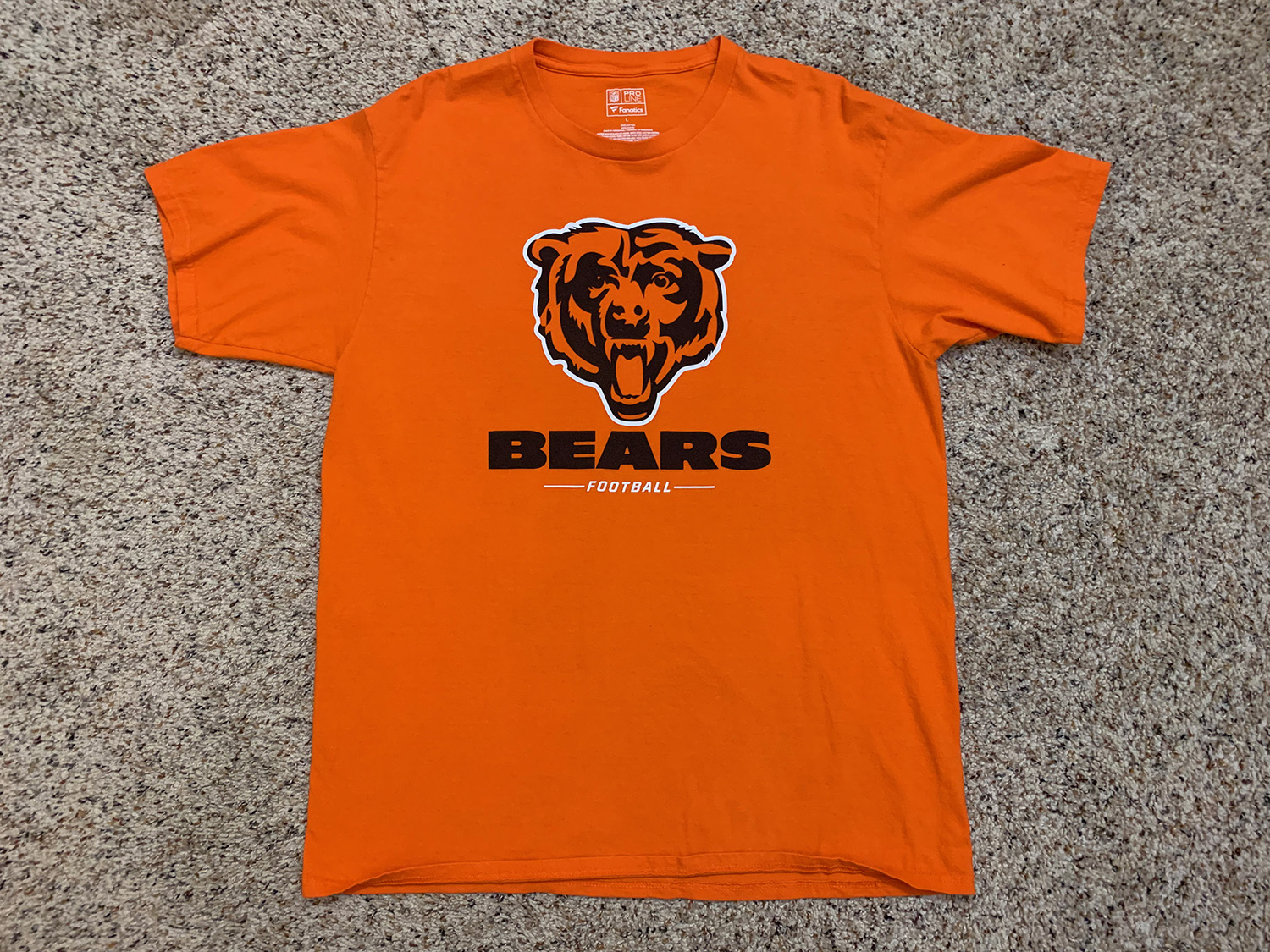 NFL Pro Line by Fanatics Branded Mens Chicago Bears T-Shirt Sz L