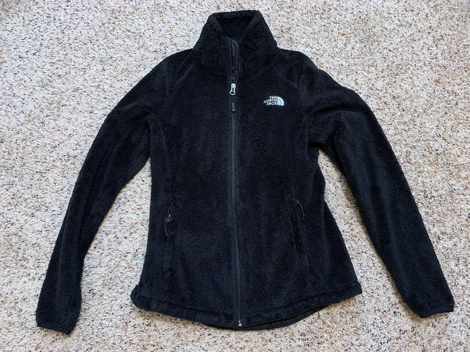 North Face Womens Black Osito Fleece Jacket Size S