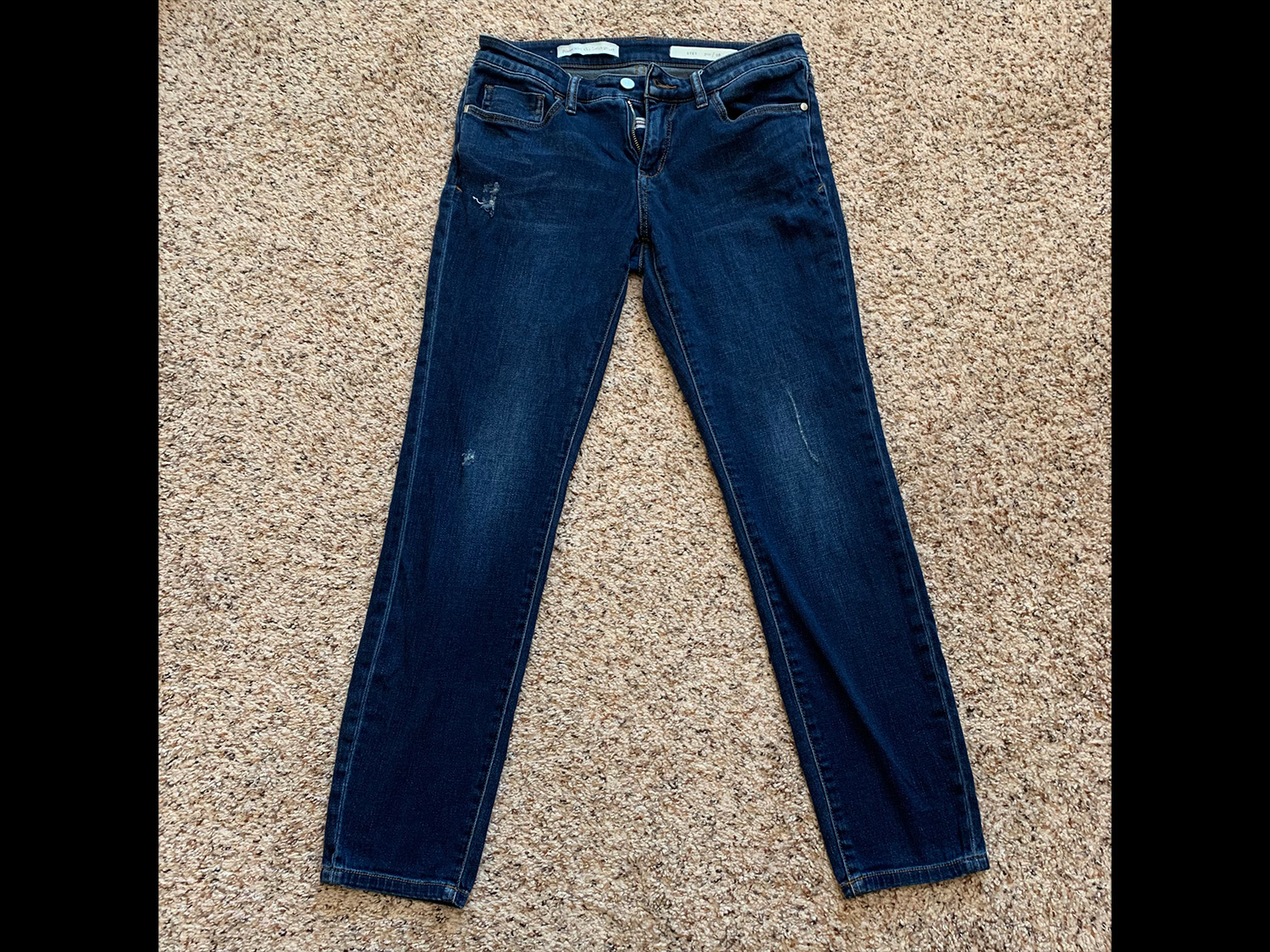 Pilcro and the Letterpress Womens Distressed Stet Jeans Size 28