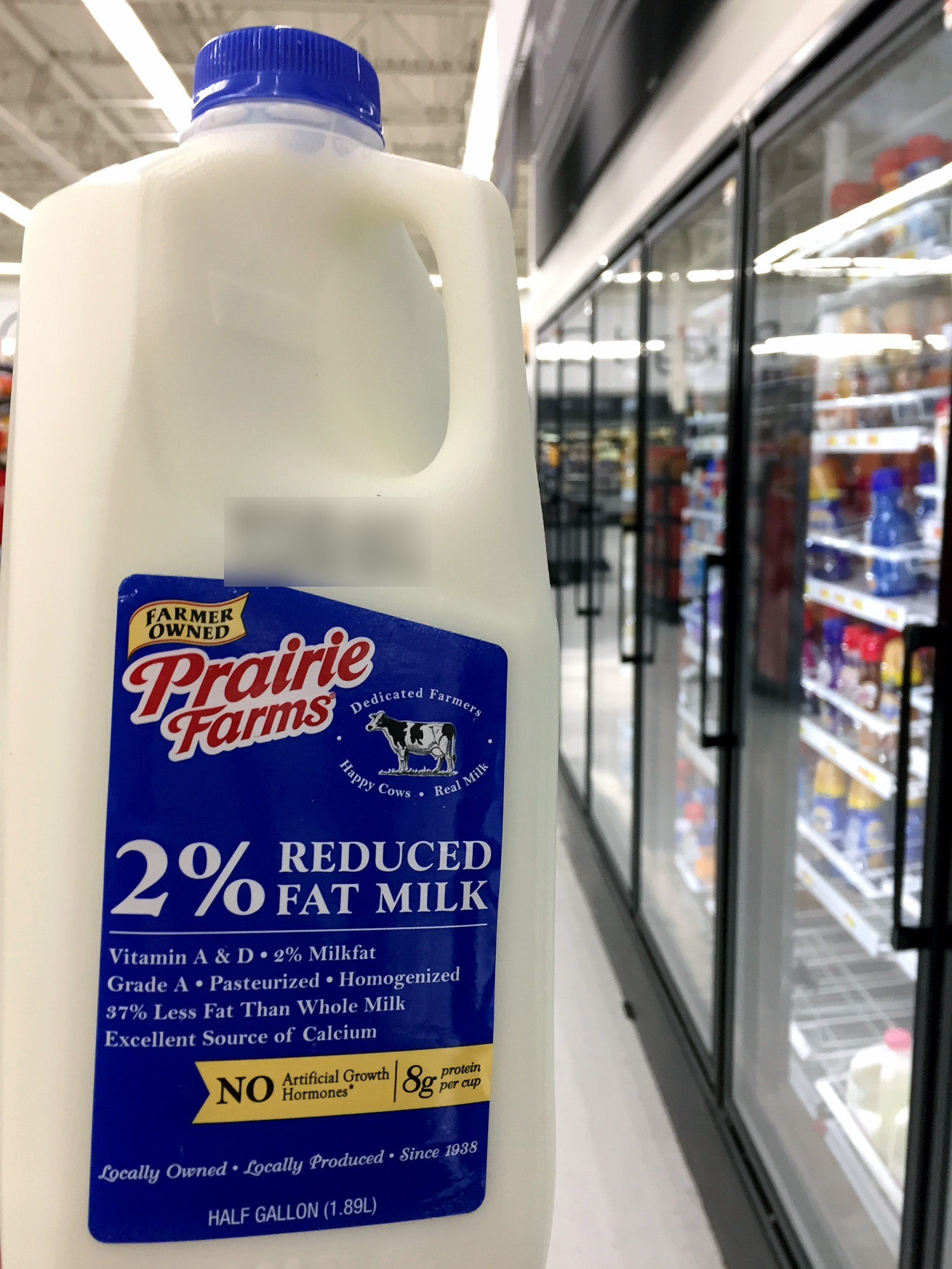 Prairie Farms 2% Milk - Half Gallon