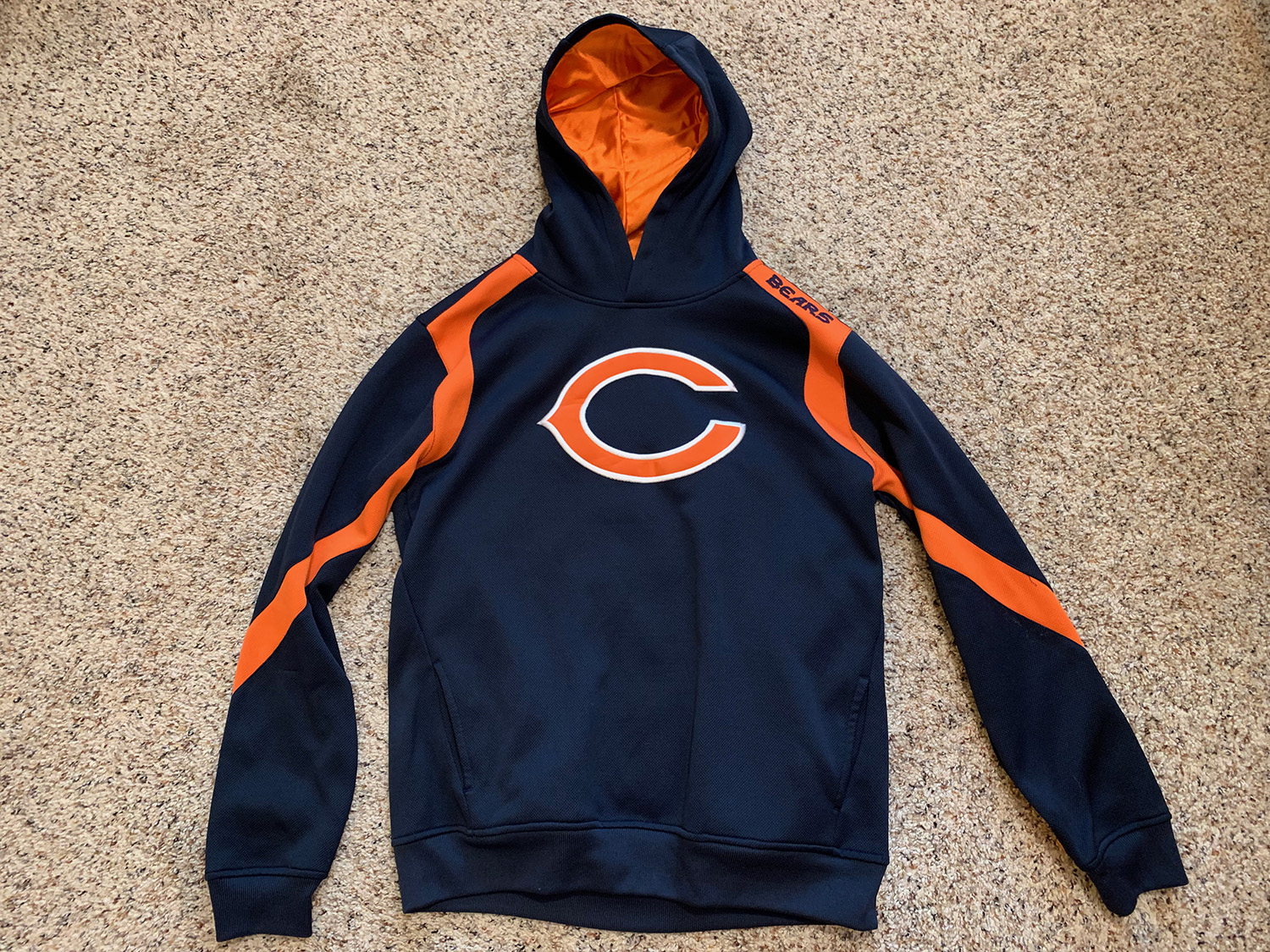 NFL Team Apparel Youth Chicago Bears Logo Hoodie Size XL at The