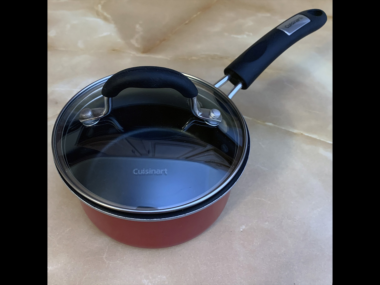 Cuisinart 1 Qt / 6-inch Nonstick Anodized Sauce Pan with Lid