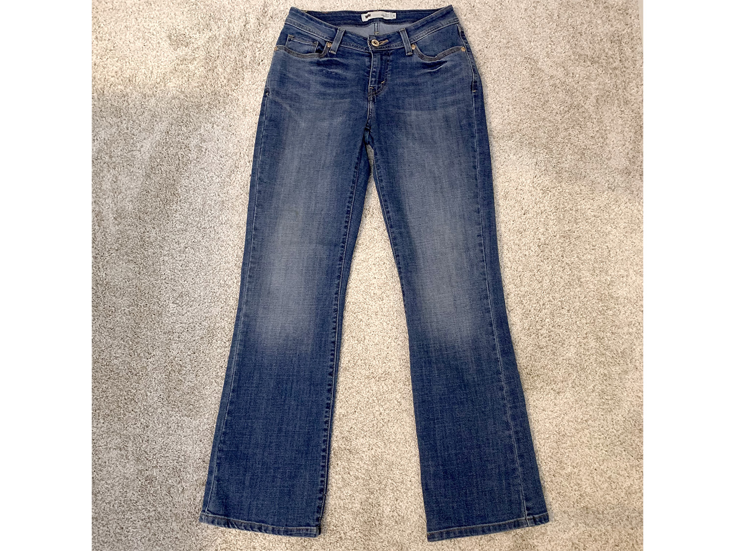 Levis Womens Curvy 529 Boot Cut Jeans Size 6 at The MenuGem Web Store