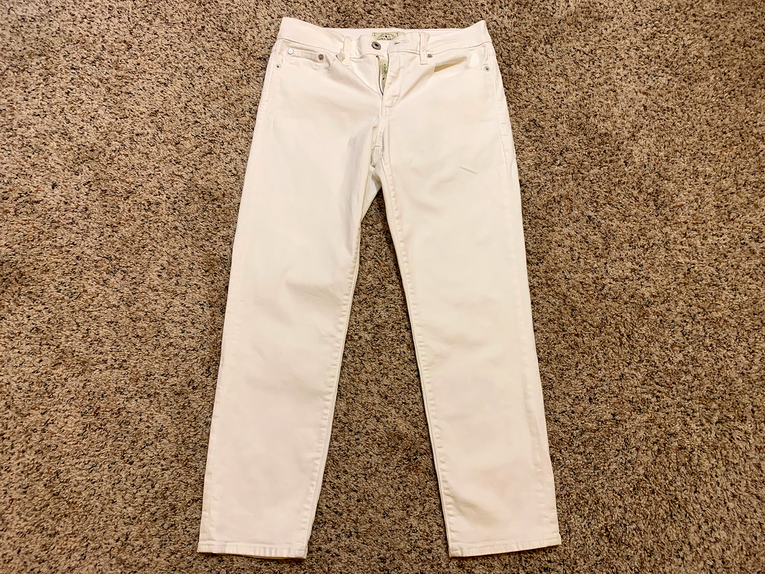 Lucky Brand Womens White Sweet Crop Jeans Size 4/27