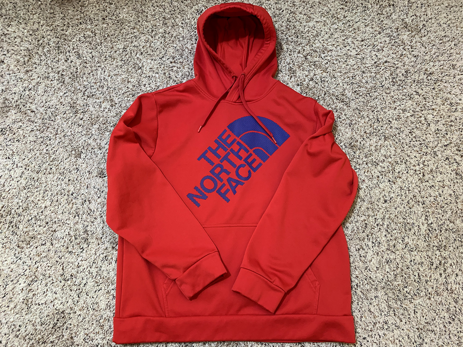 The North Face Mens Logo Hooded Sweatshirt Size XL at The MenuGem Web Store