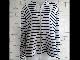 L.L.Bean Womens Cream and Navy Striped Hoodie Size XL Regular