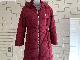 Calvin Klein Girls Redberry Puffer Jacket with Faux Fur Hood Sz L