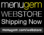 The MenuGem Web Store
